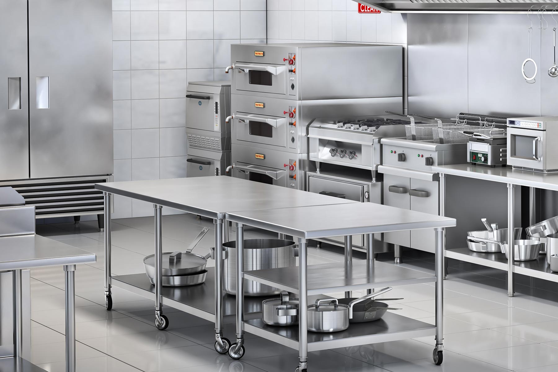 Tavoli inox professionali - Modulo Inox